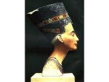Limestone bust of Queen Nefertiti, wife of Akhenaten, 18th Dynasty, c. 1370 BC
